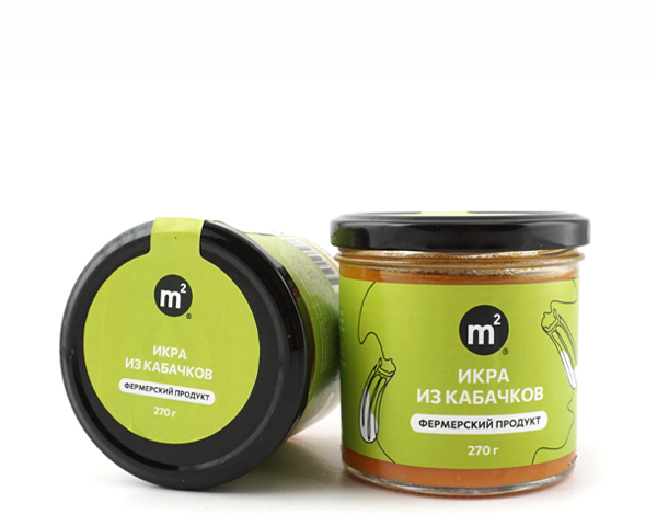 Икра кабачковая из органических овощей, 270 г