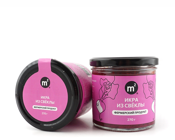Икра из свеклы из органических овощей, 270 г