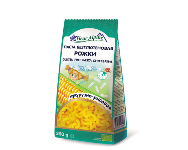 Паста детская кукурузно-рисовая, 250 г