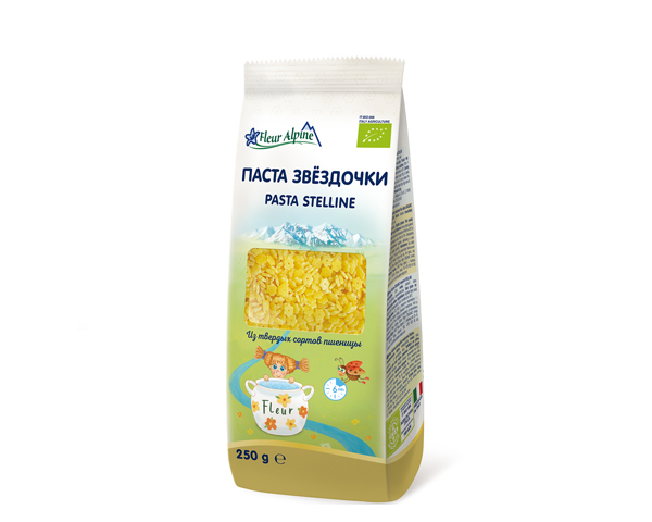 Паста фигурная детская в форме звездочек, 250 г