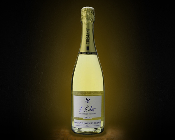 Domaine Houblin-Vernin, L'Eclat, Cremant de Bourgogne вино игристое экстра брют белое, 0,75 л