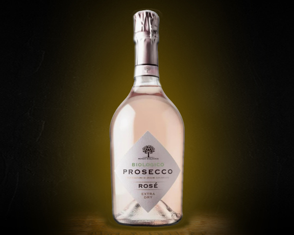 Mondo Biologico Prosecco Rose вино игристое сухое брют розовое, 0,75 л
