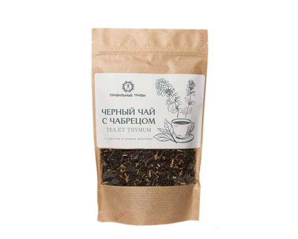 Чай черный ассам, с чабрецом, 100 г