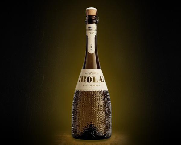 Hola, Mediterraneo Brut вино игристое сухое брют белое, 0,75 л