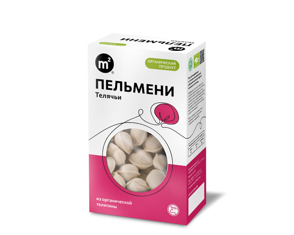 Пельмени из телятины с органическим мясом, 450 г