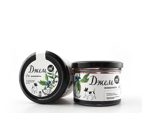 Джем из жимолости из органических ягод, 200 г