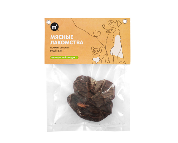Почки говяжьи сушеные, для собак, 30 г