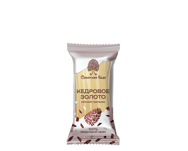 Батончик с кедровыми орехами мягкий грильяж, 35 г