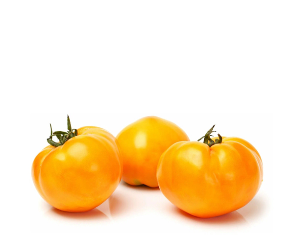 Томаты желтые сорта "бычье сердце", на развес