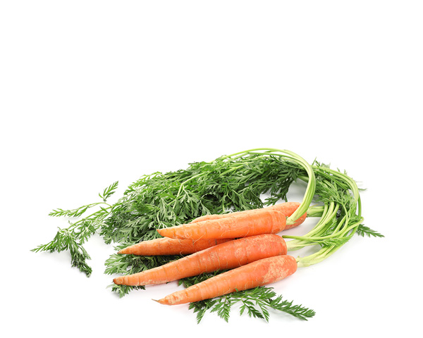 Морковь молодая с ботвой, на развес