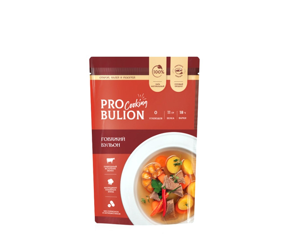 Бульон говяжий замороженный, 500 мл
