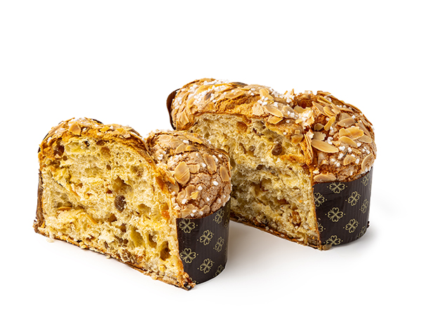 Панеттоне Пасхальная голубка на закваске, с ромом, миндалем, изюмом и цукатами, 800 г