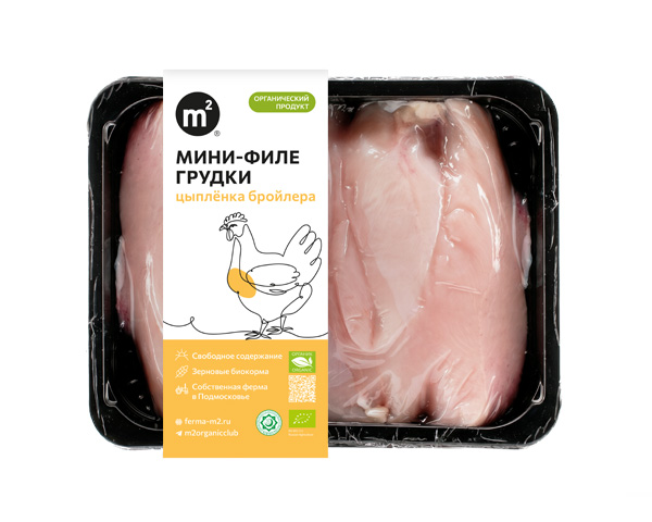 Мини-филе грудки цыпленка-бройлера