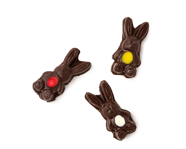 Конфеты Зайцы пасхальные шоколадные, с начинкой, 42 г