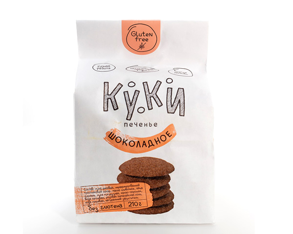 Печенье шоколадное, 210 г