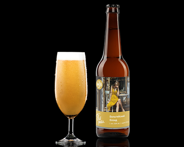 Пиво Патрики бельгийский золотой эль, 0,45 л