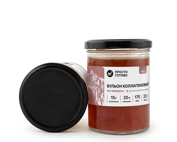 Бульон из говядины костный, коллагеновый, 350 г