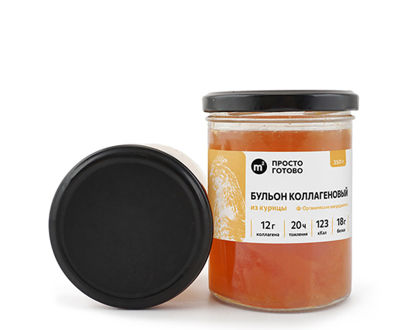 Бульон из курицы костный, коллагеновый, 350 г