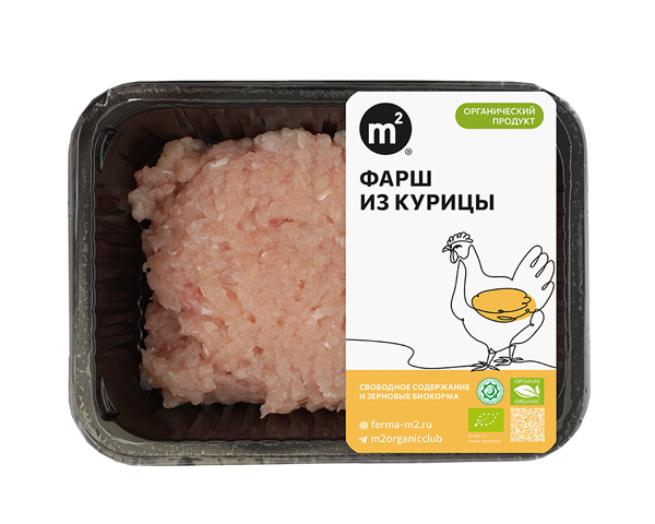 Фарш куриный особый из охлажденного мяса цыпленка-бройлера, 400 г