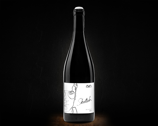 Sketch Pinot Noir, Aya Organic Wine вино сухое белое, 0,75 л