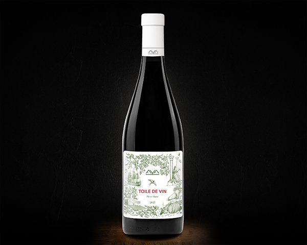 Toile de vin pinot blanc 2025, AYA Organic Wine  вино сухое белое, 0,75 л