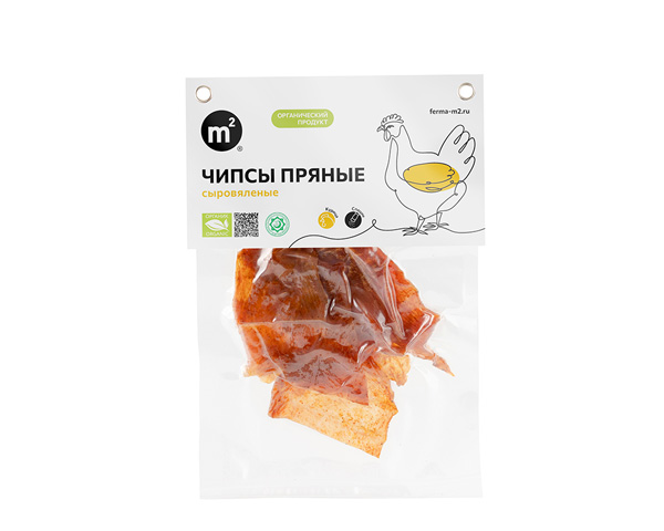 Чипсы Пряные из курицы, сыровяленые, 50 г