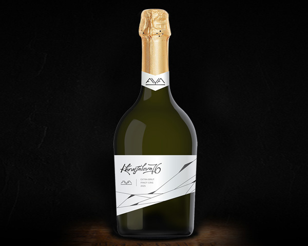Khrustaleva 76 Pinot Gris 2025, Aya Organic Wine вино экстра брют белое, 0,75 л