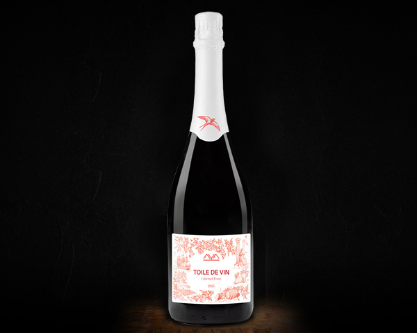 Toile de vin cabernet franc 2025, Aya Organic Wine вино брют розовое, 0,75 л