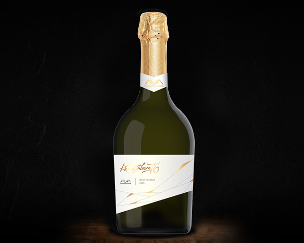 Khrustaleva 76 muscat 2025, Aya Organic Wine вино брют белое, 0,75 л