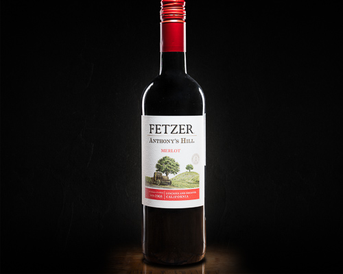 Fetzer anthony's hill merlot вино полусухое красное, 0,75 л