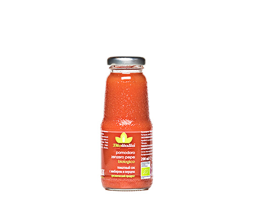 Сок томатный с имбирем и перцем, 200 мл