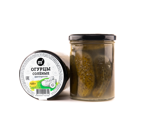 Огурцы соленые, 420 г