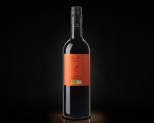 Bio Bio Merlot вино столовое красное полусухое, 0,75 мл