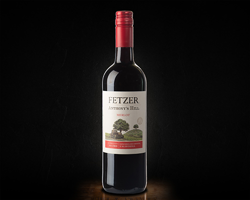 Anthony's Hill Merlot, Fetzer вино красное полусухое, 0,75 л