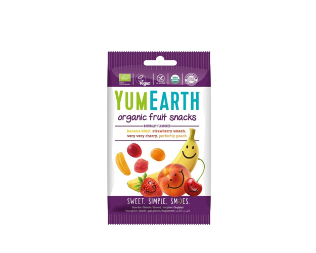 Мармелад фруктовый organic fruit snacks из натуральных соков, 50 г