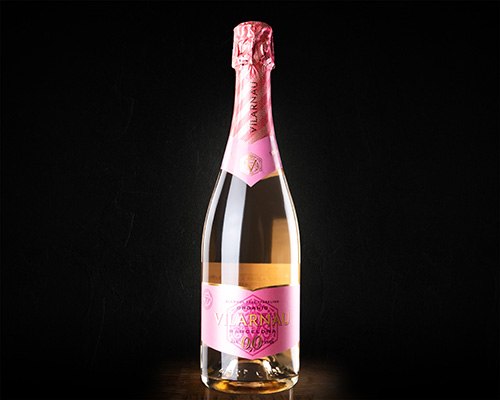 "Vilarnau" Organic Rose вино игристое полусухое розовое безалкогольное, 0,75 л
